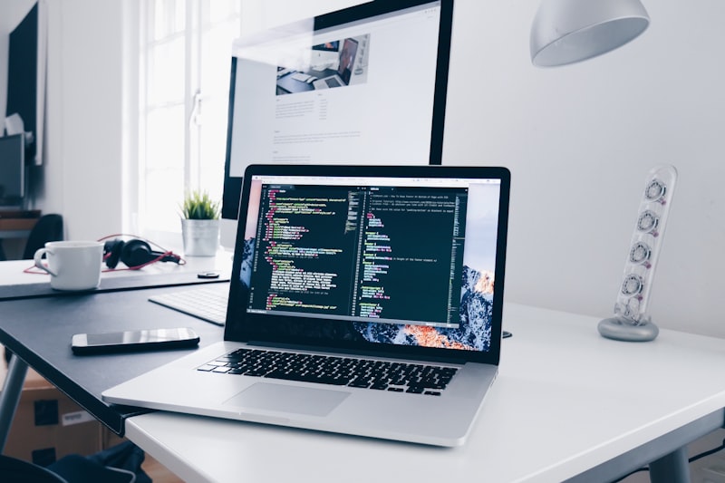Desenvolvimento de sites em notebook
